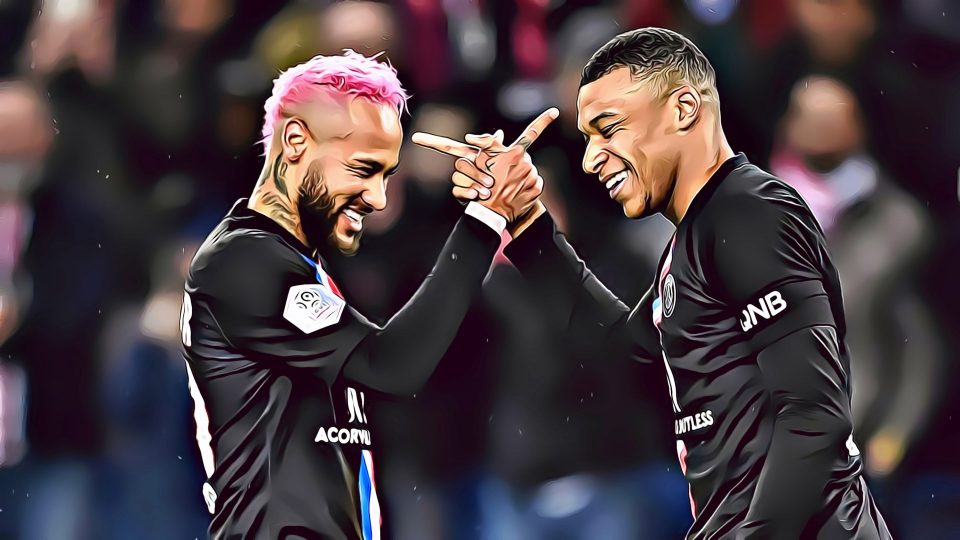 Neymar and Mbappe
